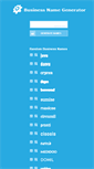 Mobile Screenshot of businessnamegenerators.com